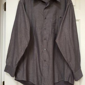 Roberto Villini   Dress Men's Shirt sz 16 100% Cotton
